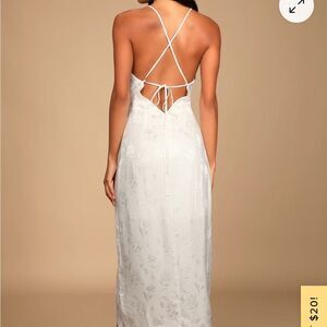 Lulus satin midi